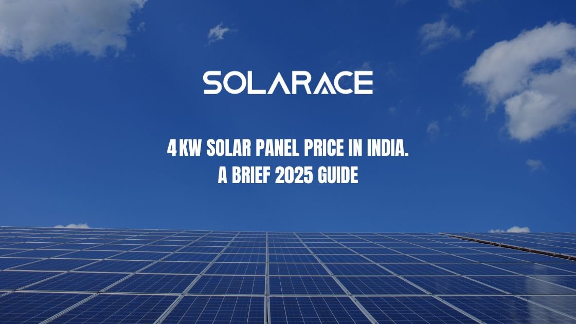 4 kw Solar Panel Price in India- 4kw solar system price -2025