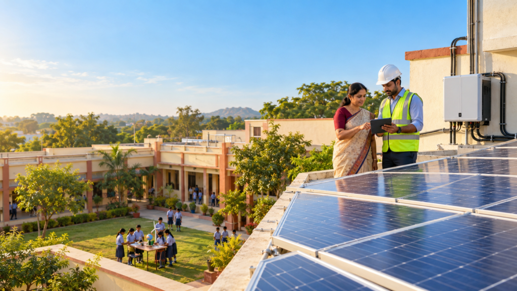 Solar Panels for Schools:Cost, Savings & Benefits India 2026